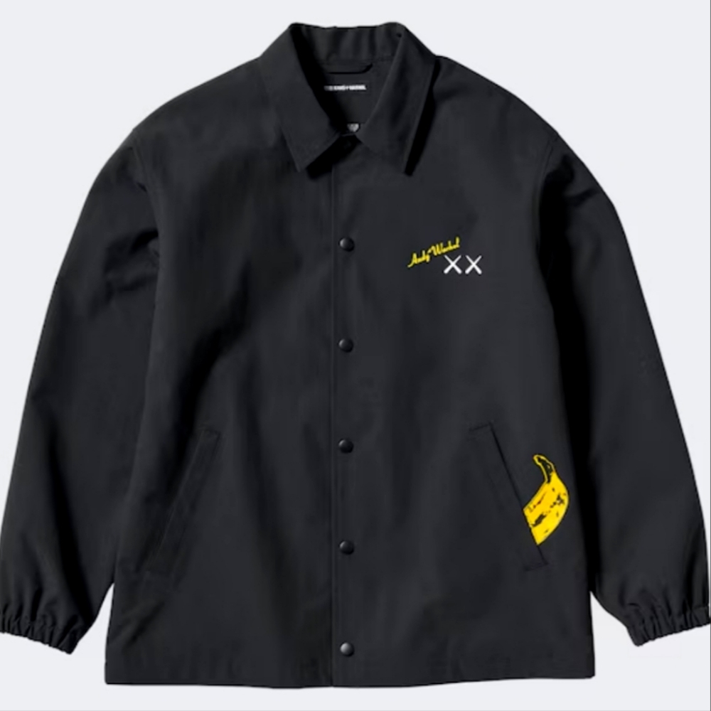UNIQLO KAWS + WARHOL COACH JACKET